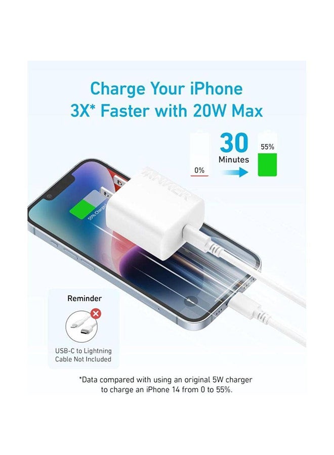 أنكر شاحن حائط 20 واط USB C - Image 2