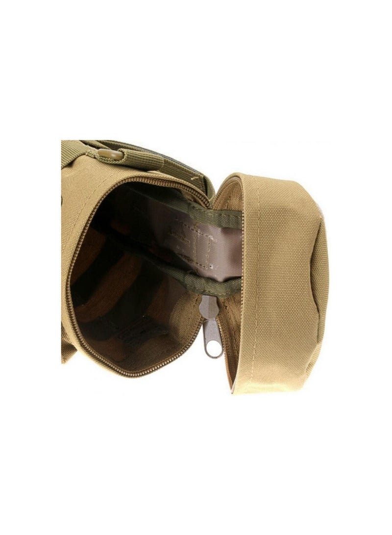 GGOOT Water Bottle Pouch Bag Military Kettle Canteen Bag Pack Crossbody Bag 27 * 11cm  - Image 4