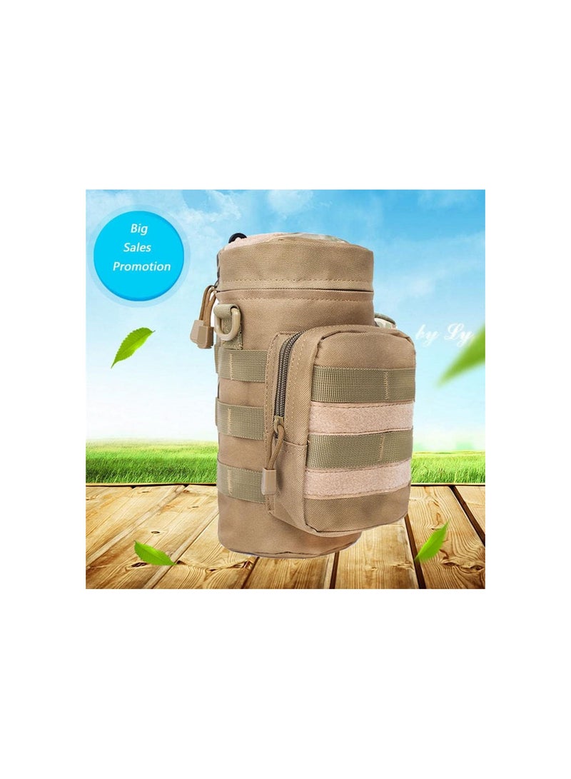 GGOOT Water Bottle Pouch Bag Military Kettle Canteen Bag Pack Crossbody Bag 27 * 11cm  - Image 2