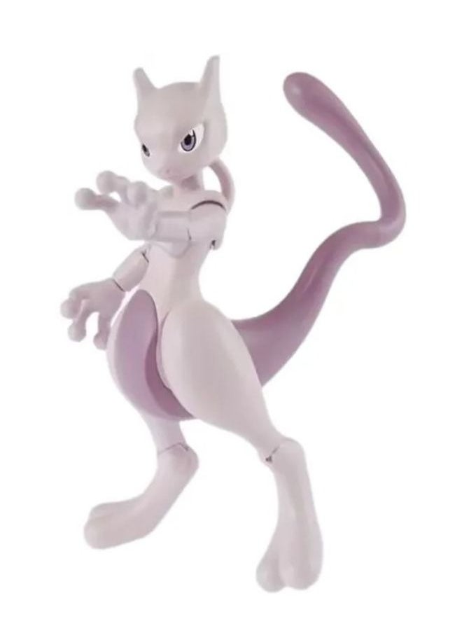Bandai - Pokemon Model Kit - 3.9" Articulated Figure to Make - Mewtwo Character - Image 1