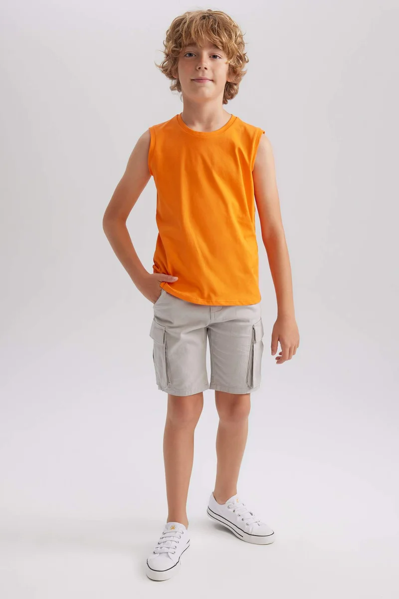 ديفاكتو Boy Regular Fit Tank Top