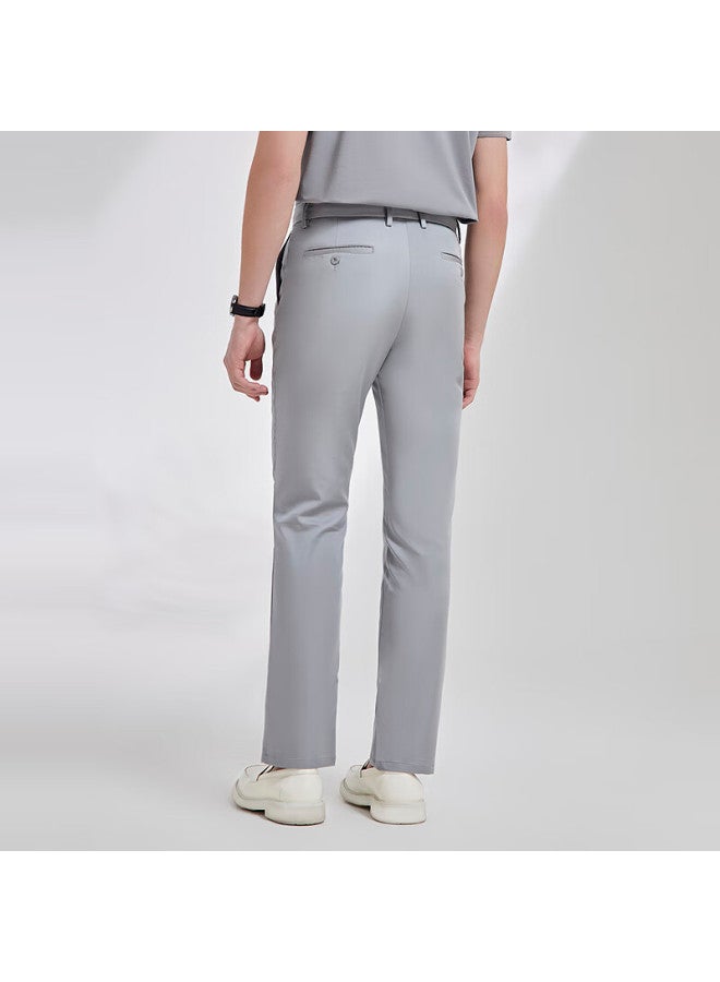 YOUNGOR Yagor spring/summer Men's Ice Silk Thin Long Pants Light Grey Gcsx323005ewa 180/80a - Image 4