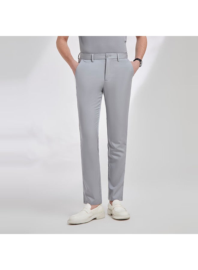 YOUNGOR Yagor spring/summer Men's Ice Silk Thin Long Pants Light Grey Gcsx323005ewa 180/80a - Image 1