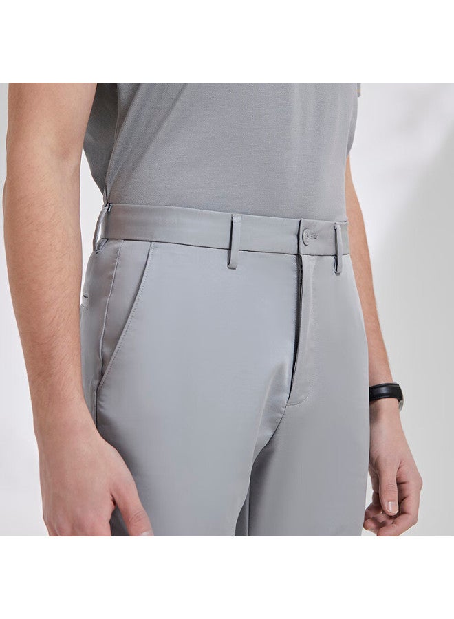 YOUNGOR Yagor spring/summer Men's Ice Silk Thin Long Pants Light Grey Gcsx323005ewa 180/80a - Image 3