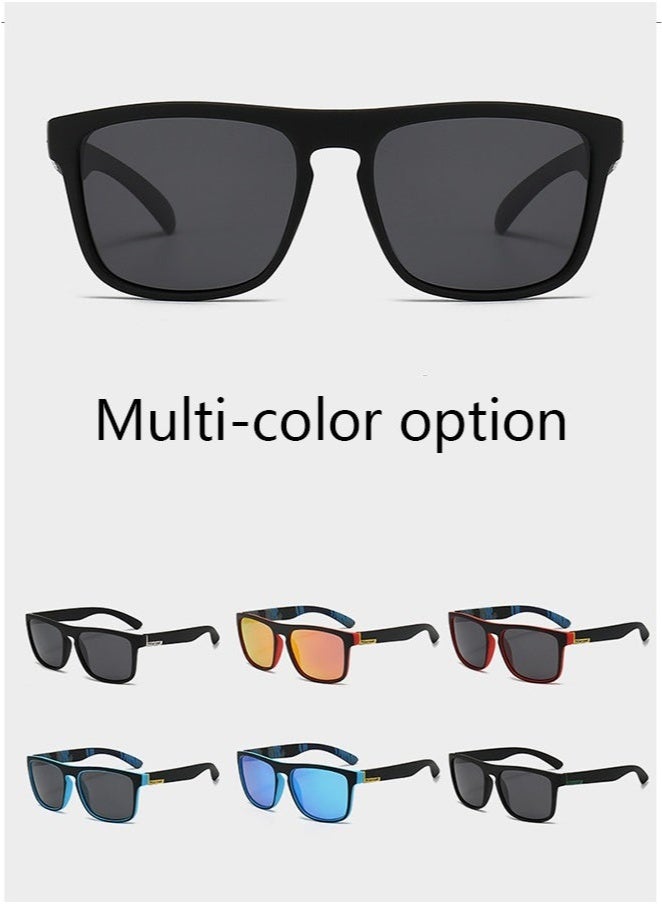 R A B O Polarized Sunglasses – HD Polarized Lens, 100% UV400 Protection, Stylish Unisex Design – Black - Image 5