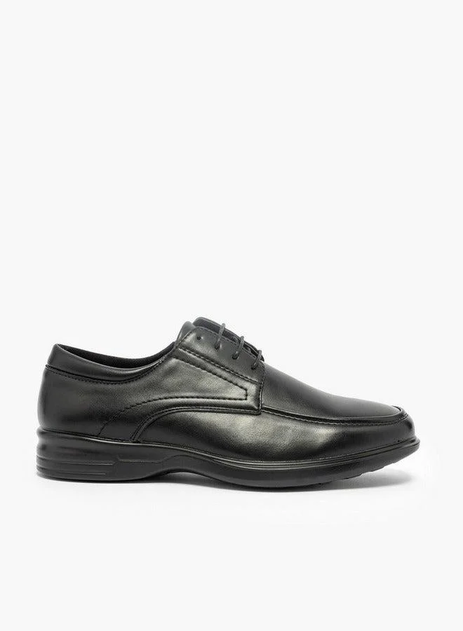 LBL by Shoexpress Solid Lace-Up Derby Shoes