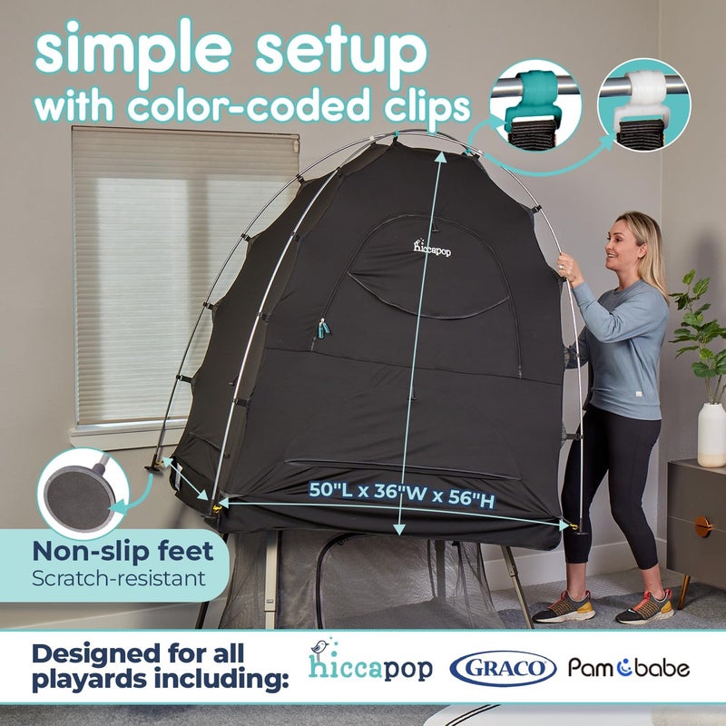 hiccapop Daydreamer Blackout Tent for Kids - Image 5
