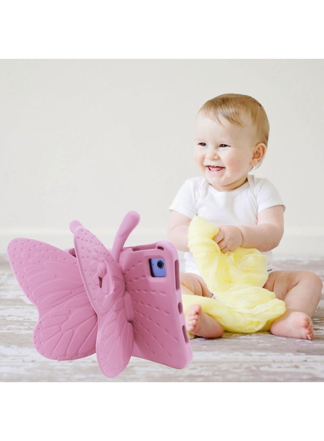 Kids Butterfly EVA Foam Protective Stand Case for iPad 11th Gen 11 Inch (2025) / iPad 10th Gen 10.9 Inch (2022) - Pink - Image 5