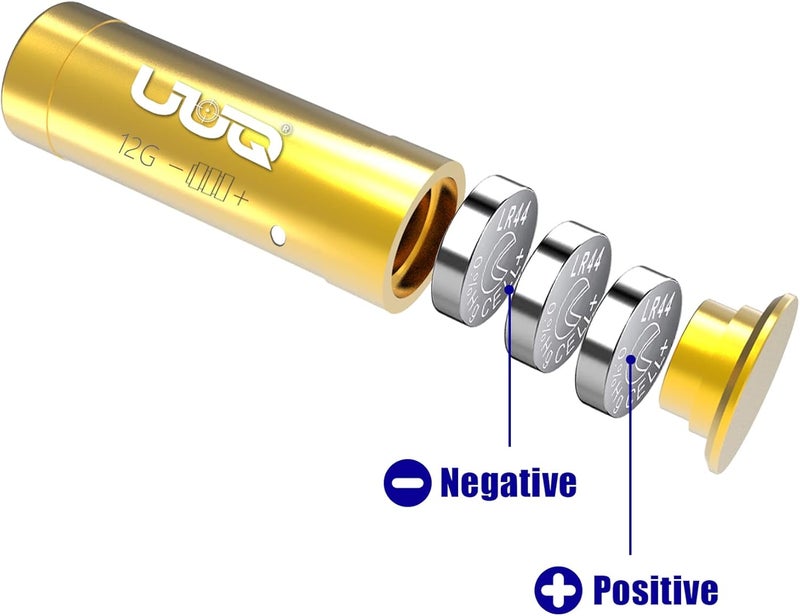 UUQ Red/Green Laser Bore Sight 9mm/.223Rem/5.56Nato Cal/.243 308/12 Gague Boresighter Red/Green Dot Beam Bore Sighter for Pistol Shotgun Rifle - Image 1
