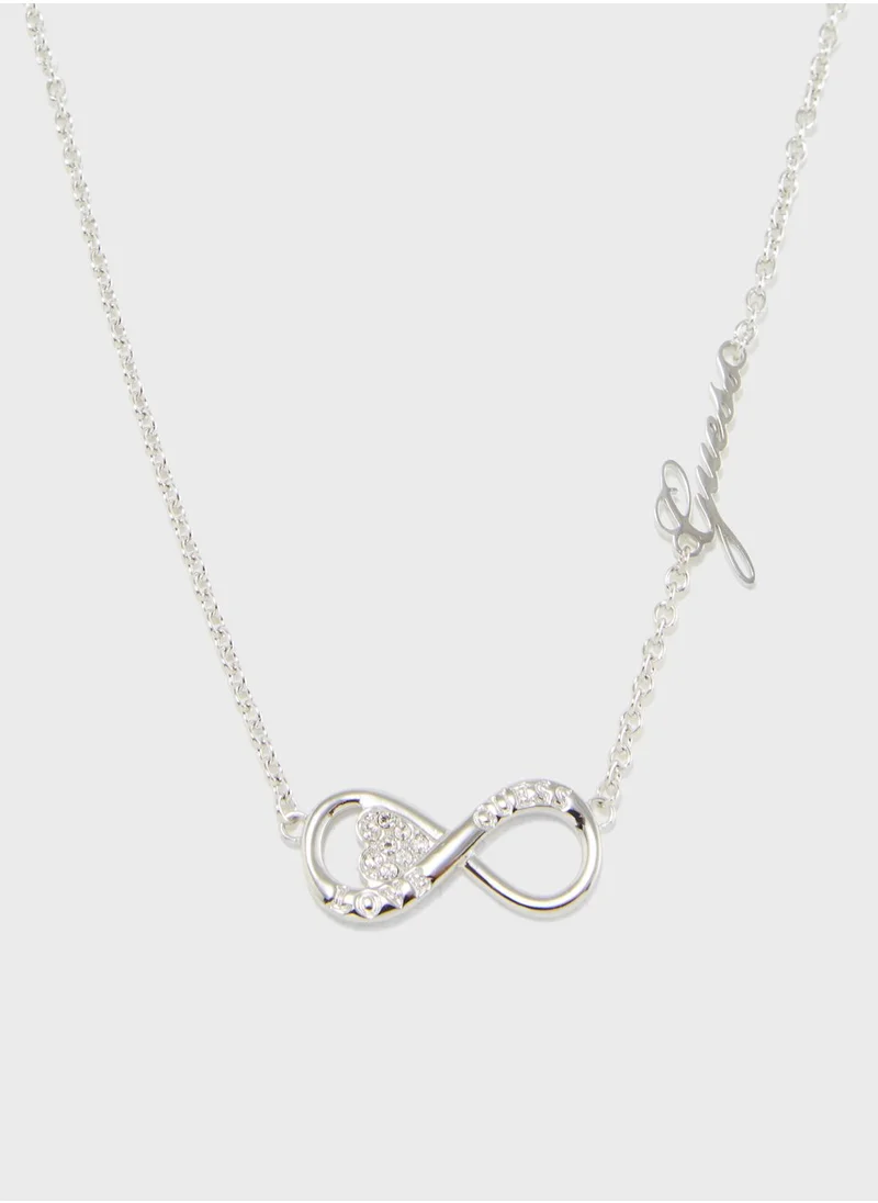 GUESS Horiz Infinity Necklace