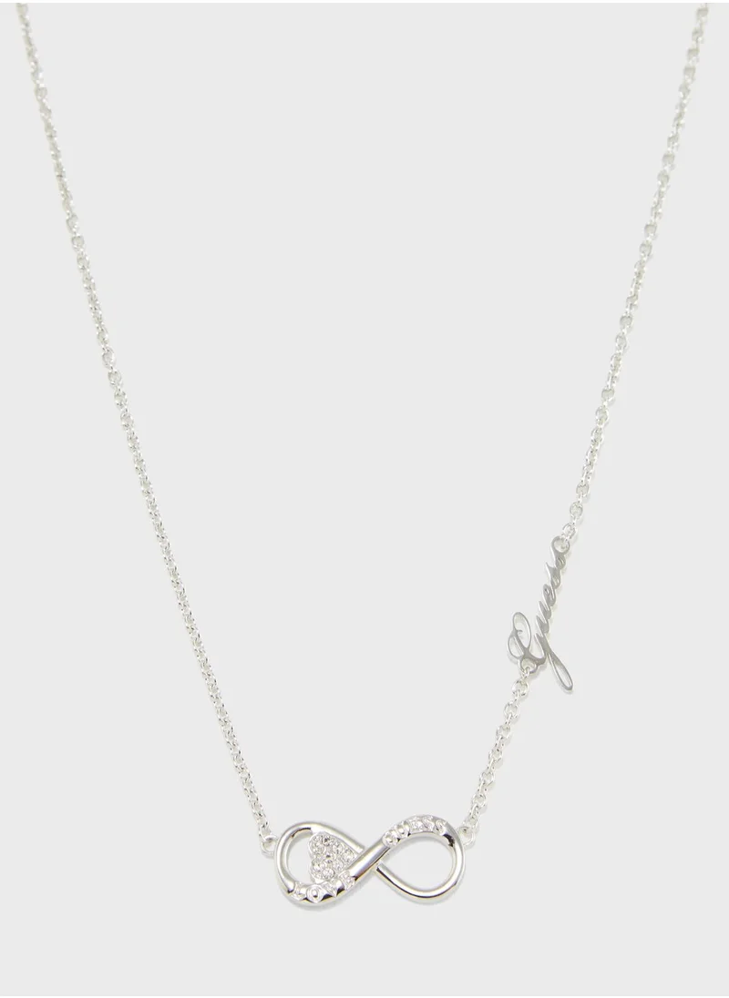 GUESS Horiz Infinity Necklace