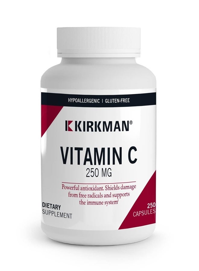 Kirkman – Vitamin C 250 mg Capsules - Hypo - 250 Count - Image 1
