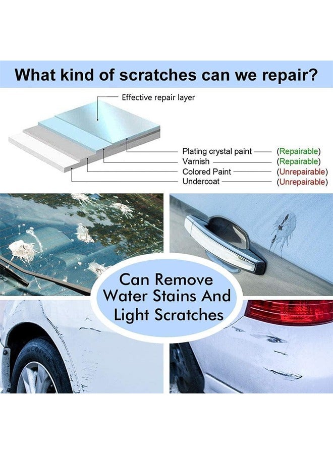Nano Sparkle Cloth Car Scratches Remover 4 Pack, Upgrade Nano Sparkle Cloth For Car Scratch, Nano Magic Cloth , Nano Cloth for Clean Paint, Surface Polish, Water Stains, Rust and Scratches Remover - Image 2