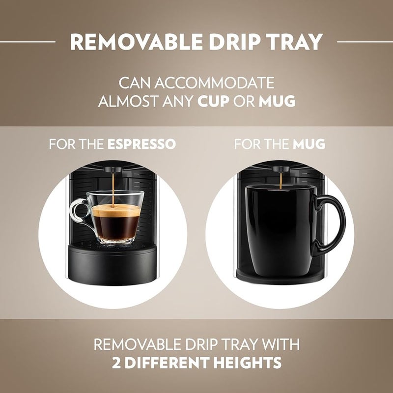 Lavazza, A Modo Mio Jolie EVO, Coffee Capsule Machine, Made from 36% Recycled Plastic, Compatible with A Modo Mio Pods, with Removable Cup Rest, Automatic Shut-Off, 1250 W, 220–240 V, 50–60 Hz, White - Image 3