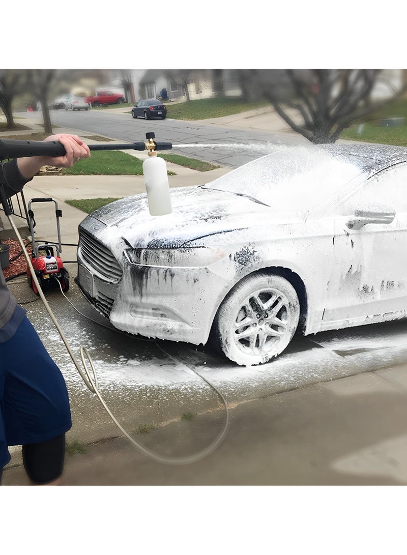 Bukela Pressure Washer Kit High Pressure Cleaning Gun Portable Handheld Car Washer Foam Gun Car Wash Spray Jet Bottle Household Washing Sprayer with 5 Spray Nozzles - Image 2