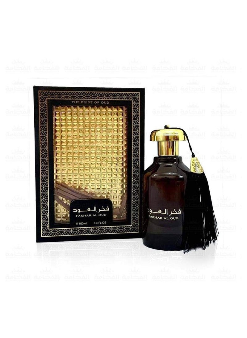 Lattafa Fakhr Al Oud perfume from Ard Al Zafaran 100ml - Image 1