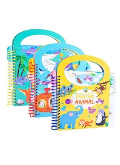 Generic Water Drawing Kids Magic Color Books, with Pen Learning Playing Toys Presents Reusable Drawing Book, Kids Gift Kindergarden for Home and Kindergarden, Green  - Image 3