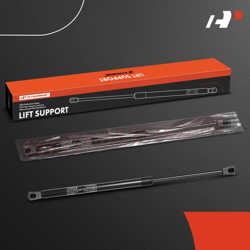 A-Premium Rear Window Struts Glass Lift Supports Shocks Compatible with Jeep Models - Wrangler TJ 1997-2006, Fits Sport Utility With Hardtop - Replace# 8195729, 55076310AD(2PC Set) - Image 2