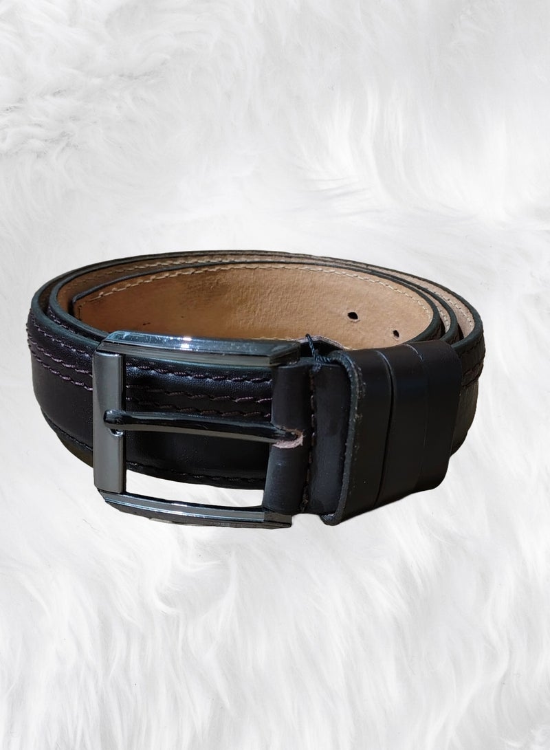 MLR Genuine leather men's belt - Brown Color - Image 1