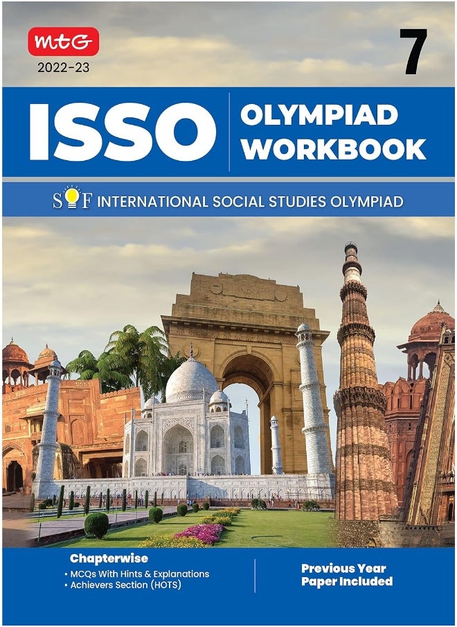 International Social Studies Olympiad (ISSO) Work Book for Class 7 - Chapterwise MCQs, Previous Years Solved Paper & Achievers Section - ISSO Olympiad Books For 2022-2023 Exam  - Image 1