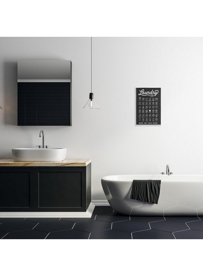 Stupell Industries Laundry Business Symbols Chart Simple Shapes - Image 2