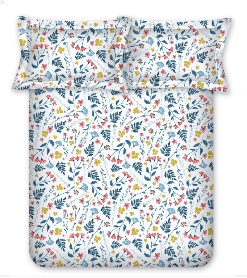 Bombay Dyeing Epigram Collection Queen Size Bedsheet 120 TC, 100% Pure Cotton Premium Bedsheet with 2 Pillow Covers | 2.24 M X 2.54 M | - Image 4