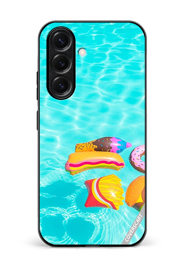 VR CREATIVE Protective Case Cover For Samsung Galaxy S25 Plus Food Chill Design Multicolour