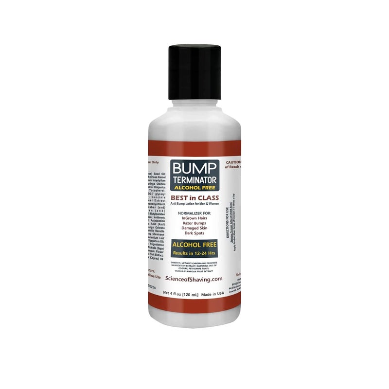 BREEJ Bump Terminator AlcoholFree Bumps Lotion Razor Bump Treatment for Men  Women 4 Fluid Ounces
