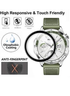 ZOOMEE Protective HD Clarity Anti-Scratch Bubble-Free Dust-Free Premium Tempered Glass Screen Protector For Huawei Watch GT 4 46mm  - Image 4