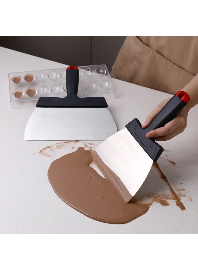 Stainless Steel Coating Spatula for Chocolate, Scraper & Thermostat Spatula - Professional Grade, Heat Resistant, for Baking, Pastry Making, Ideal for Bakers & Confectioners - Image 5