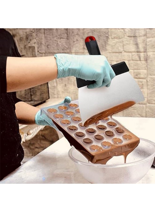 Stainless Steel Coating Spatula for Chocolate, Scraper & Thermostat Spatula - Professional Grade, Heat Resistant, for Baking, Pastry Making, Ideal for Bakers & Confectioners - Image 2