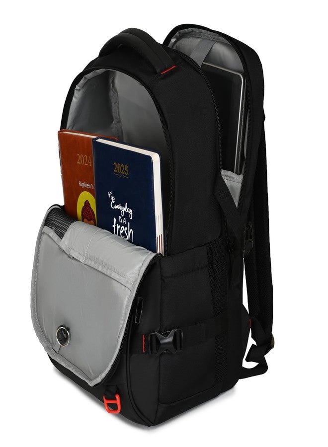 HOT SHOT PHANTOM-X,Detachable Key Ring,Trolley sleeve,Suspension straps,laptop backpack for men,bag for men,office&college,32L for men & women - Image 4