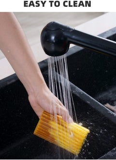 Oasisgalore 4Pcs Magic Eraser Damp Duster Sponge Blind Cleaner Duster Tool，Reusable Dusters for Cleaning Glass Mirrors Window  - Image 4