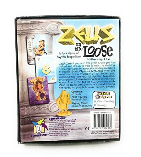 Gamewright - Zeus on the Loose – A Card Game of Mythic Proportions - Image 2