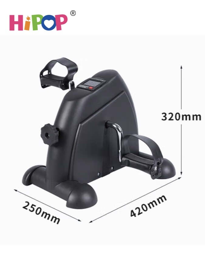 HIPOP Mini Exercise Bike, HIPOP Under Desk Bike Pedal Exerciser Portable Foot Cycle Arm & Leg Peddler Machine with LCD Screen Displays - Image 2