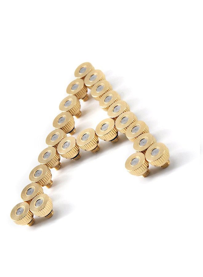 Aootech Brass Misting Nozzles for Outdoor Cooling System 22 pcs,0.012" Orifice (0.3 mm) 10/24 UNC  - Image 4