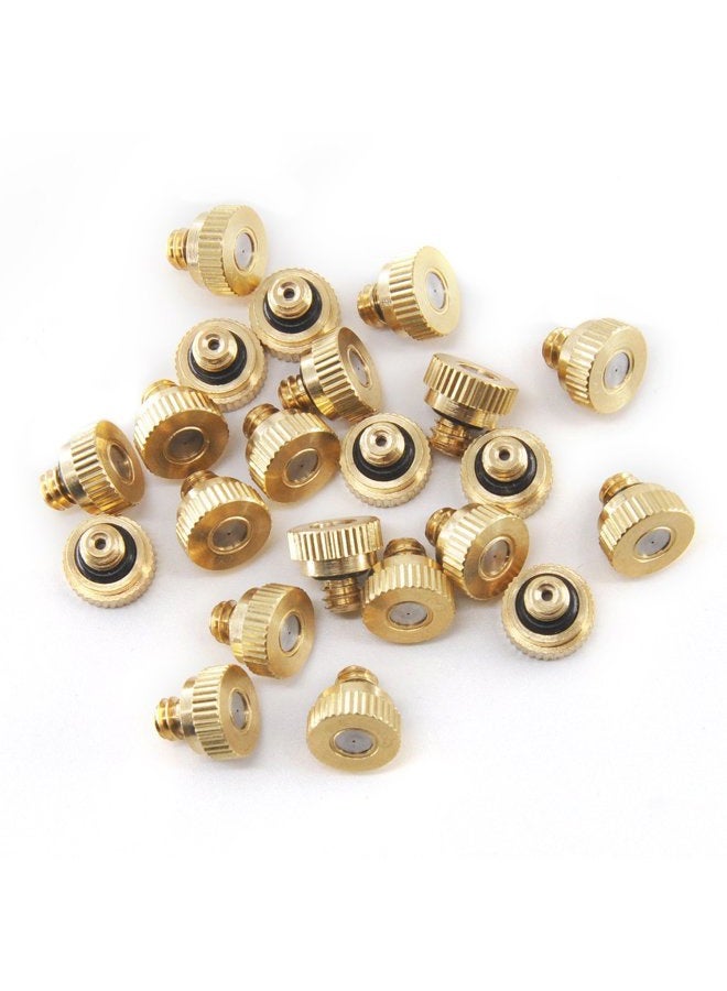 Aootech Brass Misting Nozzles for Outdoor Cooling System 22 pcs,0.012" Orifice (0.3 mm) 10/24 UNC  - Image 3