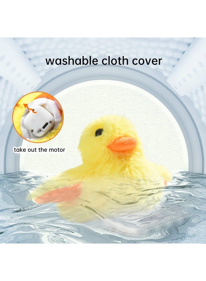 Petgravity Flapping Wings Cat Toys - Interactive Squeaking Catnip Toys for Cats with Real Chirping Duck Sound - Fun Kitty Kitten Catnip Toys for Cat Exercise - Plush Duck - Image 5