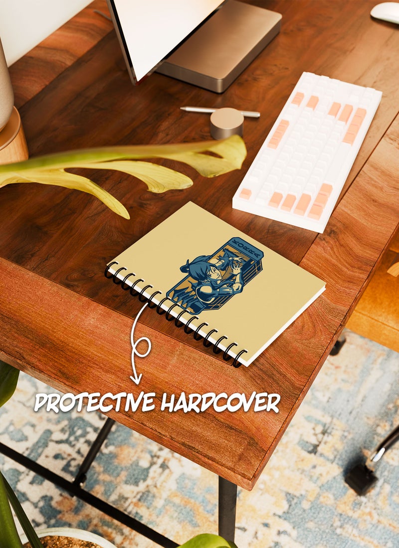 LOUD UNIVERSE The Legend of Korra Jar The Legend of Korra Lined Writing Journal Art Deco Style Wirebound Spiral Notebook Avatar Korra Anime Manga Series-American Anime - Image 4