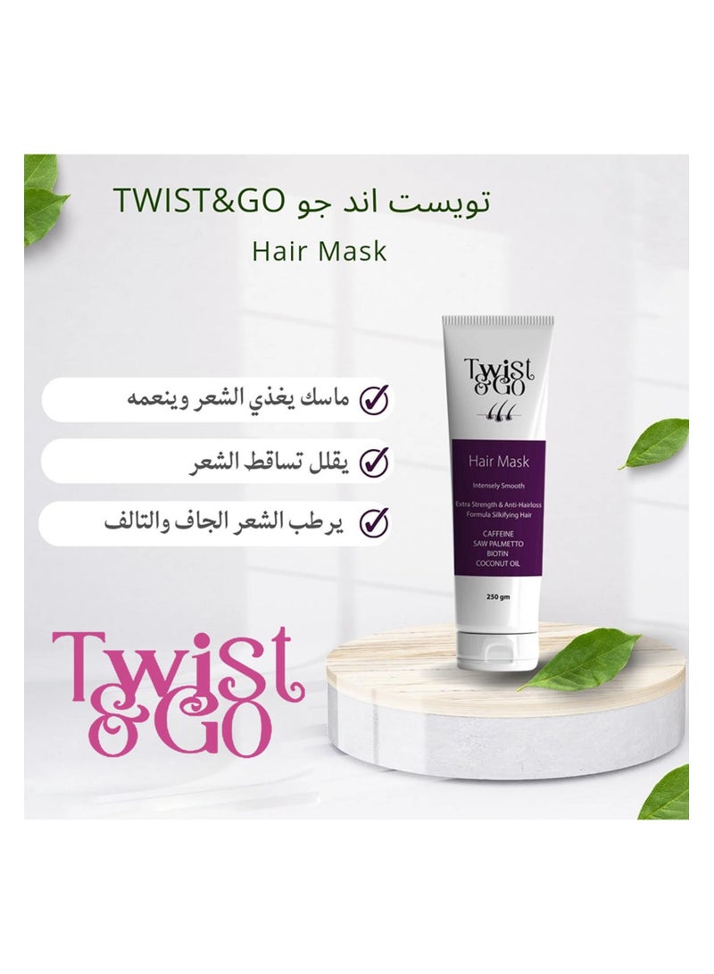 Twist&Go Anti hair Loss Lotion 250ml + Hair Mask 250ml - Image 5