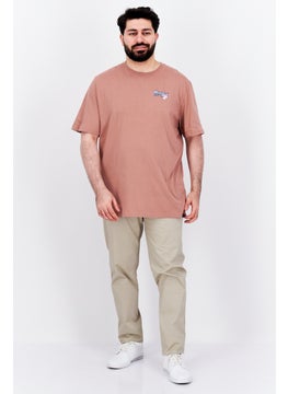 Hurley Men Sportswear Fit Short Sleeve Training T-Shirt, Old Rose  - Image 2