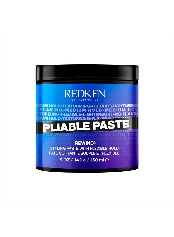 REDKEN معجون تصفيف الشعر من ريدكن بليبل | ثبات مرن | يضيف قوام خفيف ومرن ورطوبة | لمسة طبيعية | بدون تقشر | تحكم متوسط في الثبات | لجميع أنواع الشعر | 5 أونصات - Image 1