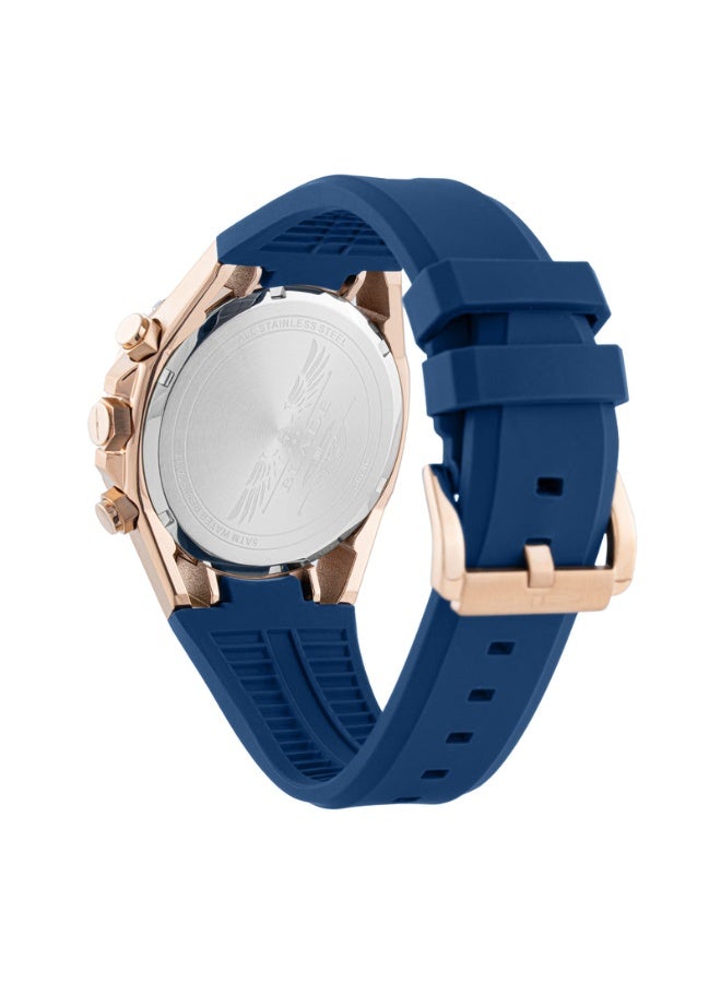 BLADE Ascend Night 3674G5RBB SS & Silicone Strap Multifunction Men's Watch - Image 4