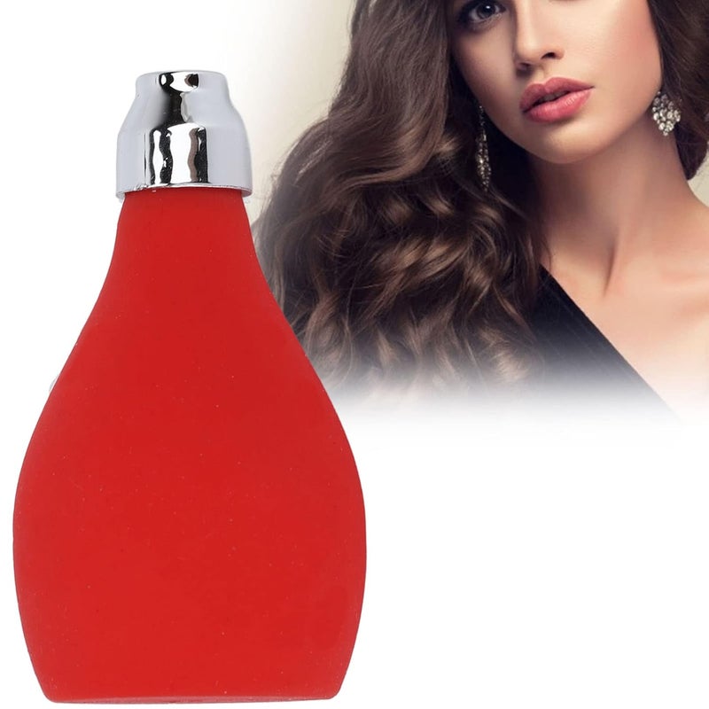 klarako Silicone Powder Spray, Red Powder Spray Bottle Hairdressing Spray Powder Bottle Neck Hair Spray Powder Spray Pump Home Hair Salon - Image 5