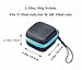 Moyite 9 Vials Holder Insulin Peptide Vial Case for Fridge with Hand Strap Fits 5ml 10ml Vial for Peptide GLP1 and Insulin Storage Not Fit Tall 10ml VialBlack and Blue Zipper - Image 4