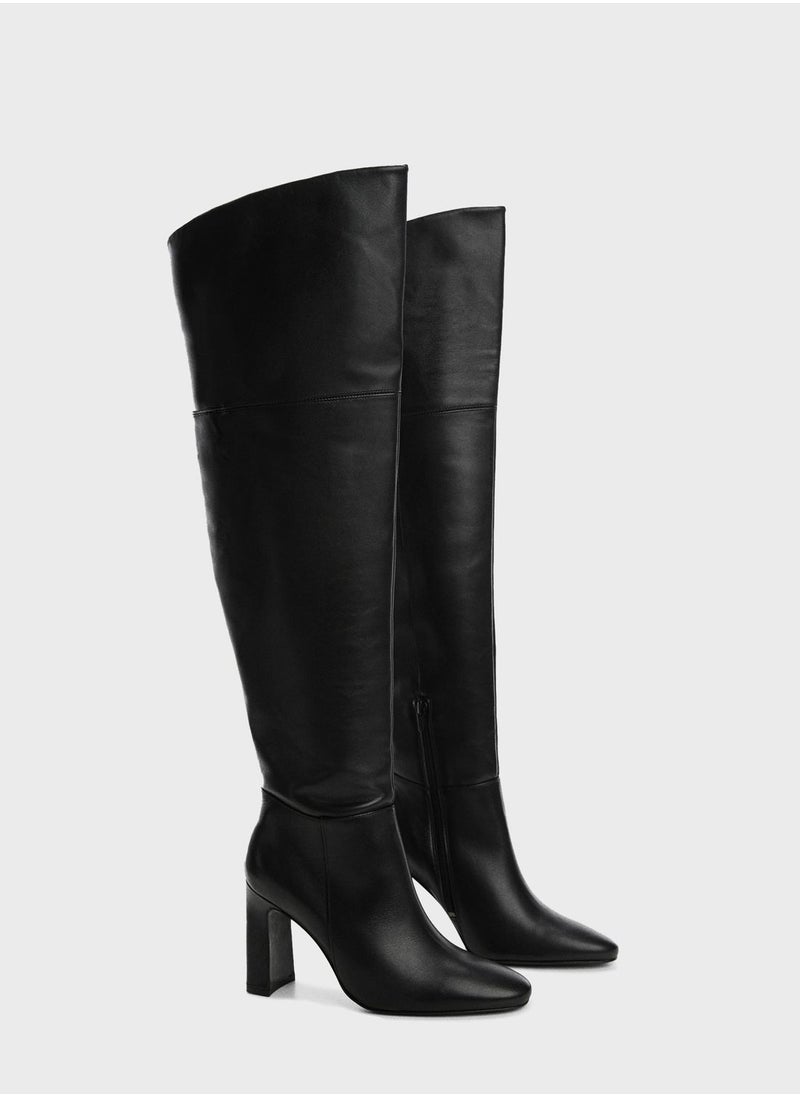 MANGO Nebot Knee Boots  - Image 4