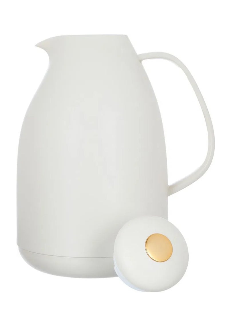 Alsaif Gallery Al Saif Gallery thermos, 1.5 liters, thermal glass inner container, plastic outer shell - white - Image 3