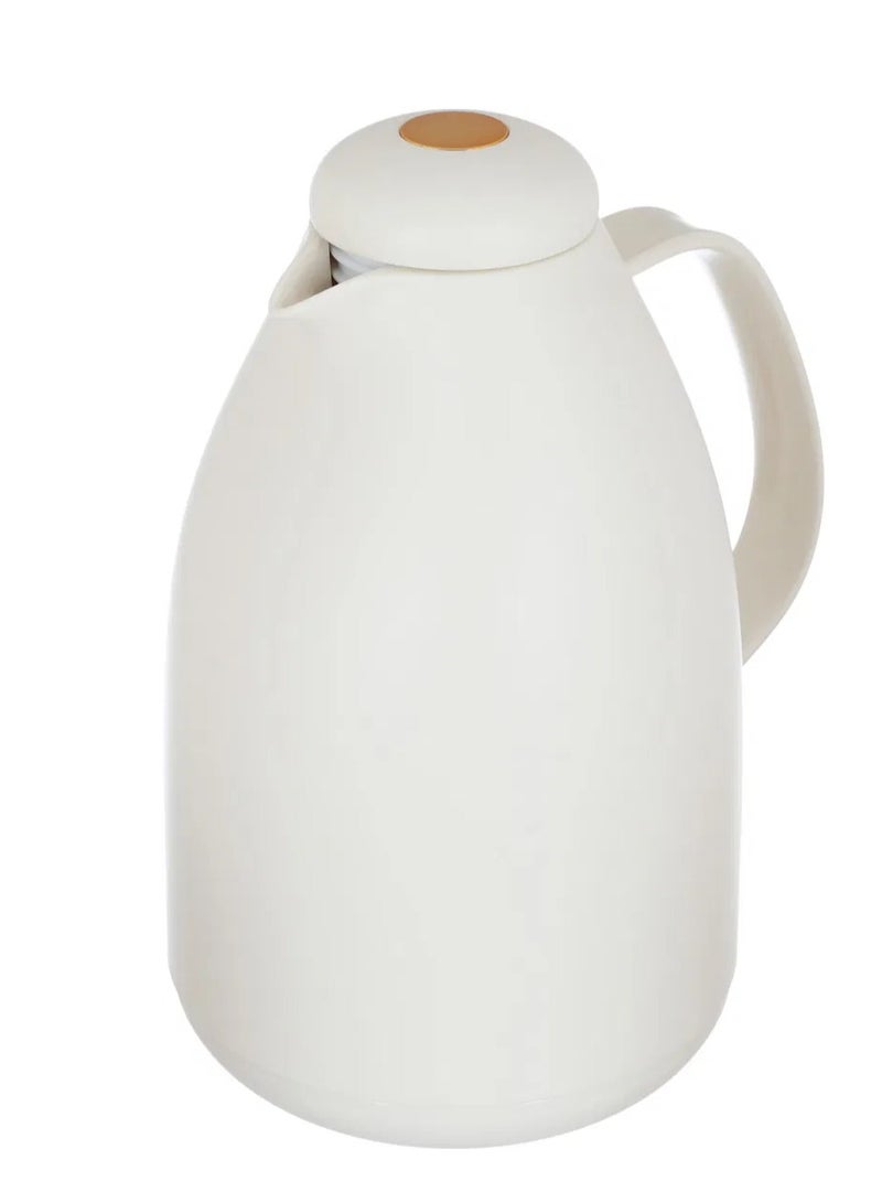 Alsaif Gallery Al Saif Gallery thermos, 1.5 liters, thermal glass inner container, plastic outer shell - white - Image 4