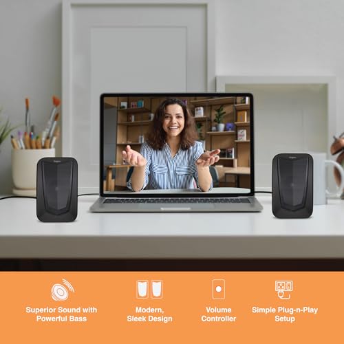 FINGERS ACP-FunBeats 2.0 Speaker (Compact & Stylish, AC-Powered, Computer Speaker for PC & Laptop, Powerful Bass, Crystal-Clear Sound, Simple Plug & Play) - Image 5