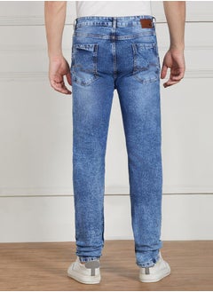 Dennis Lingo Mid Rise Slim Fit Stretchable Jeans by Styli  - Image 2